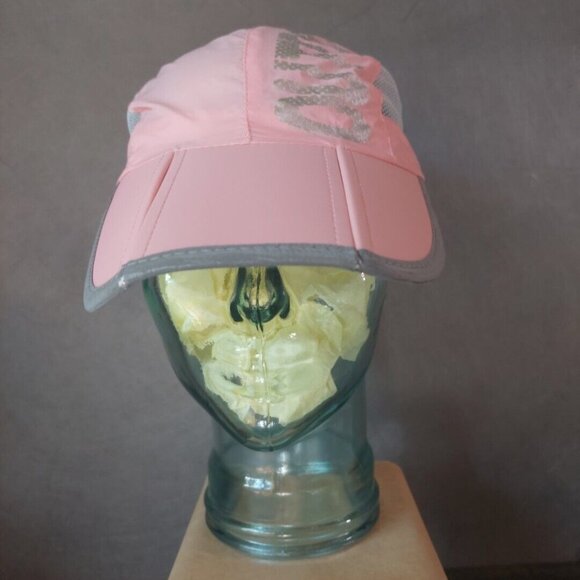 Outdoor Sport Pink Light Weight Foldable Oink And Grey Hat - Picture 1 of 6